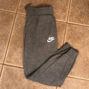 i am selling nike kids gray sweats.